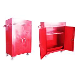 ตู้รถเข็นเก็บสานฉีดน้ำดับเพลิงและอุปกรณ์ ขนาด 75 * 105 * 45 ซม.