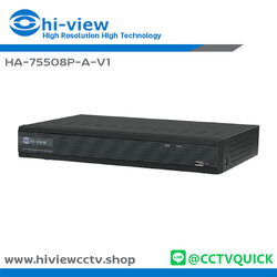 เครื่องบันทึก HIVIEW DVR รุ่น HA-75508P-A-V1 จำนวน 8 ช่อง