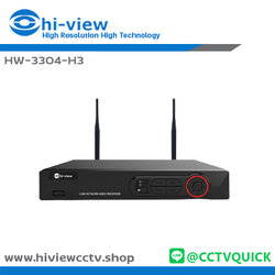กล้องวงจรปิด HIVIEW IP รุ่น HW-3304-H3 Kit Set จำนวน 4 ช่อง ความละเอียด 2 ล้านพิกเซล
