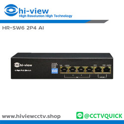 AI Poe Switch 6 Port รุ่น HR-SW6 2P4 AI
