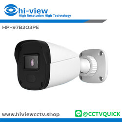 กล้องวงจรปิด HIVIEW IP รุ่น HP-97B203PE ความละเอียด 2 ล้านพิกเซล