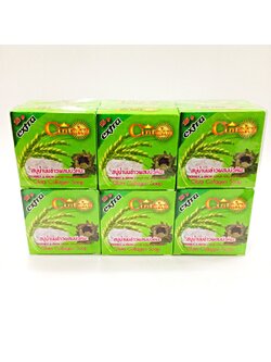 [Cintaku] สบู่ชินทากุ นมข้าวผสมบัวหิมะ (P041) แพ็ค12ก้อน 65g.