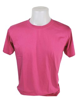 เสื้อยืด สีชมพูเข้ม