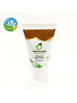 [ทรอปิคานา] โคโคนัท ออยล์ แฮนด์ครีม กลิ่นมะลิไทย 50g.