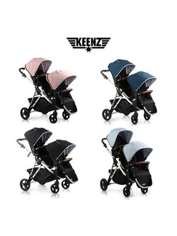 Keenz Kinetic Double Seat รถเข็นเด็ก 2 ที่นั่ง Full Size