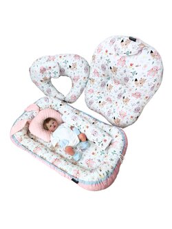 ชุดเตรียมคลอด ชุดที่นอนเบาะไข่ จัดเซตกันหมอนกันแหวะนมและหมอนรองให้นม