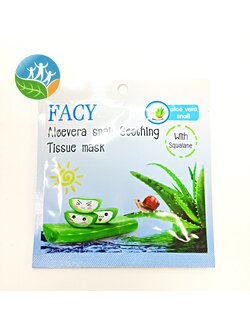 [FACY] เฟซี่ อโลเวร่า สเนล ซู้ทติ้ง ทิชชู่ มาส์กว่านหาง 21g.