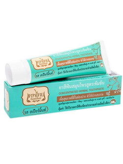 [เทพไทย] ยาสีฟันสมุนไพรสูตรเข้มข้น สเปียร์มิ้นท์ 70g.