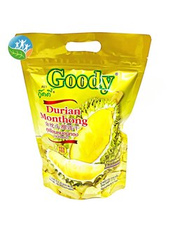 [กู๊ดดี้] ทุเรียนหมอนทอง อบกรอบ Goody 210g. "เจ"