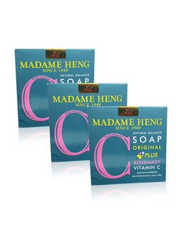 [มาดามเฮง] สบู่สมุนไพร วิตามินซี+โรสแมรี่ 150g.