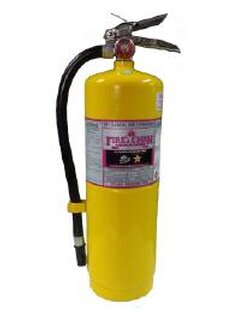 ถังดับเพลิงชนิดผงเคมีแห้งสำหรับดับวัสดุโลหะ Class D ยี่ห้อ Fireman