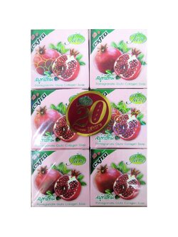 [JAM] สบู่แจม ทับทิม (J196) แพ็ค12ก้อน 60g.