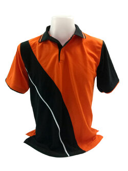 เสื้อโปโลชาย สีส้ม