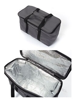 กระเป๋าเก็บความร้อน-เย็น 6 ชมพร้อมที่วางเเก้ว สำหรับรถเข็น keenz 7S wagon