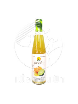 V01 도이캄 라임주스에 농축꿀을 섞은 것(유리병) 500ml.