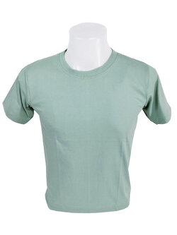 เสื้อยืด สีเขียวพาสเทลเข้ม เบบี้กรีน