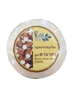 L08 [ชีววิถี] สบู่พฤกษาสมุนไพร สูตรทานาคา 150g.