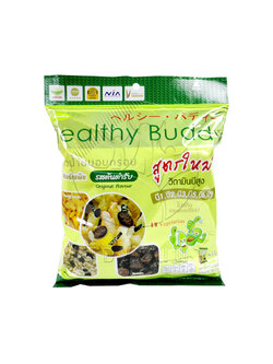 [Healthy Buddy] เฮลท์ตี้ บัดดี้ ข้าวน้ำนมอบกรอบ ผสมธัญพืช รสต้นตำหรับ (สูตรใหม่)
