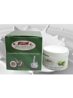 [ภูมิดิน] ครีมบำรุงผิวหน้ามะพร้าวผสมน้ำแร่ 50ml.