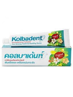 [คอลบาเด้นท์] ยาสีฟันสมุนไพรสกัดบริสุทธิ์ 160g.