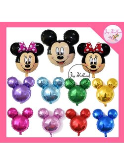 ลูกโป่งฟอยล์มิกกี้ มินนี่ (ส่งเร็วจากกรุงเทพ) ลูกโป่งวันเกิด ลูกโป่งตกแต่ง
