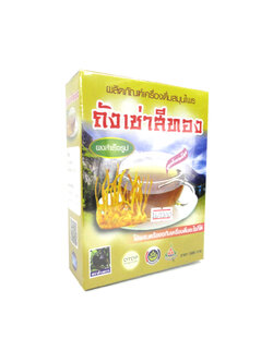 [รุ่งตะวัน] ถั่งเช่าสีทอง ผงสำเร็จรูป สูตรน้ำตาลน้อย 300g.[รุ่งตะวัน]