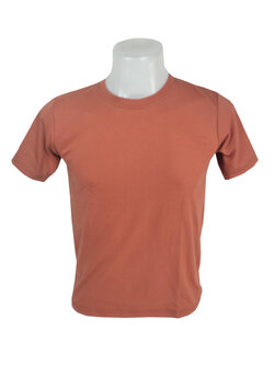 เสื้อยืด สีส้มอิฐ