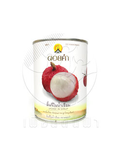 V12 ดอยคำ ลิ้นจี่ในน้ำเชื่อม 565กรัม "เจ"