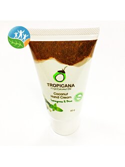 [ทรอปิคานา] โคโคนัท ออยด์ แฮนด์ครีม กลิ่นตะไคร้และมิ้นท์ 50g.