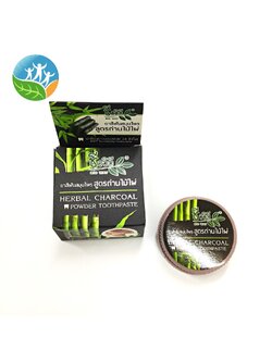 J05 [ชีววิถี] ยาสีฟันสมุนไพร สูตรถ่านไม้ไผ่ (แบบตลับ) 25g.