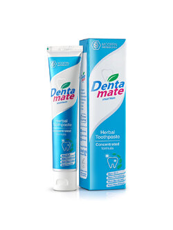 [เดนตาเมท] ยาสีฟันสมุนไพร สูตรเข้มข้น 120g.