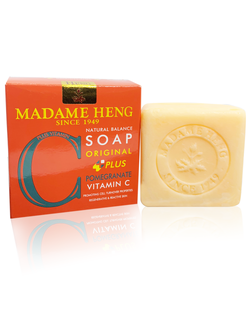 [มาดามเฮง] สบู่สมุนไพร วิตามินซี+ท้บทิม 150g.
