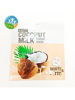 [FACY] เฟซี่ โคโคนัทมิ้ลค์ ทิชชู่มาส์ก ไวท์ แอนด์ เฟิร์ม 21g.