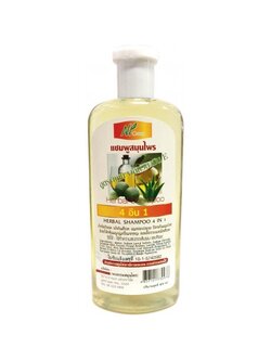 [พบธรรม] แชมพูสมุนไพร 4in1 สูตรพิเศษผสมวิตามินE 400ml.