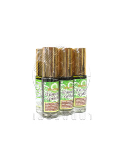 [ประสมบุญ] น้ำมันเขียวฤทธิ์เย็น(ลูกกลิ้ง) 5มล. แพ็ค6ขวด