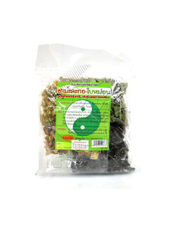 [จุจังสมุนไพร] ชามะละกอ-ใบหม่อน สูตรล้างไขมันในลำไส้ 45g.