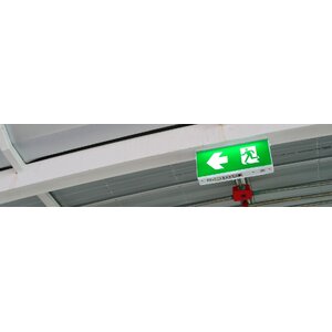 Emergency light sign