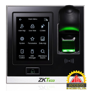 เครื่องสแกนลายนิ้วมือ ยี่ห้อ ZKTeco รุ่น SF400 รองรับระบบ Access Control