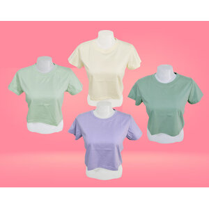 เสื้อยืดทรงครอป เสื้อแฟชั่น