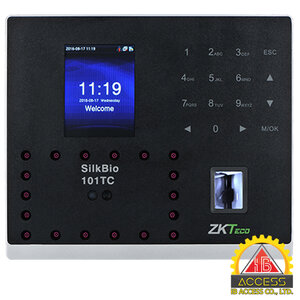 เครื่องสแกนใบหน้า ยี่ห้อ ZKTeco รุ่น SilkBio-101TC รองรับระบบ Access Control