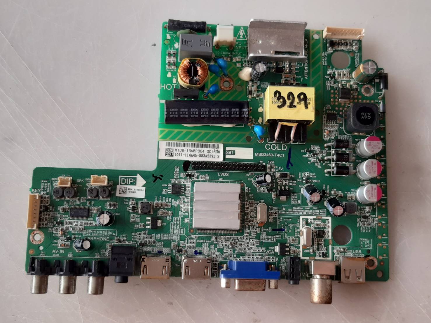 อันที่ 329 PHILIPS 32PH5200S ซีสเตร็ม MSD3463-T4C1 ดีเทสแล้ว
