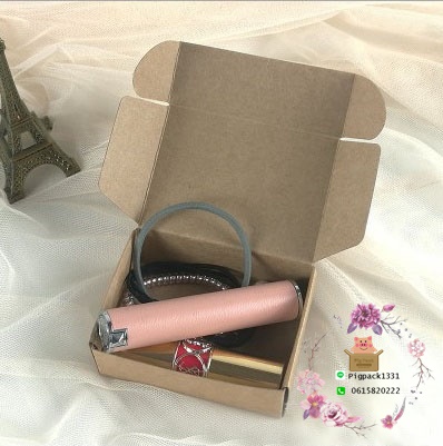 กล่องกระดาษคราฟ ขนาด8.5x6x3cmแพ็ค50ชิ้น : 006966