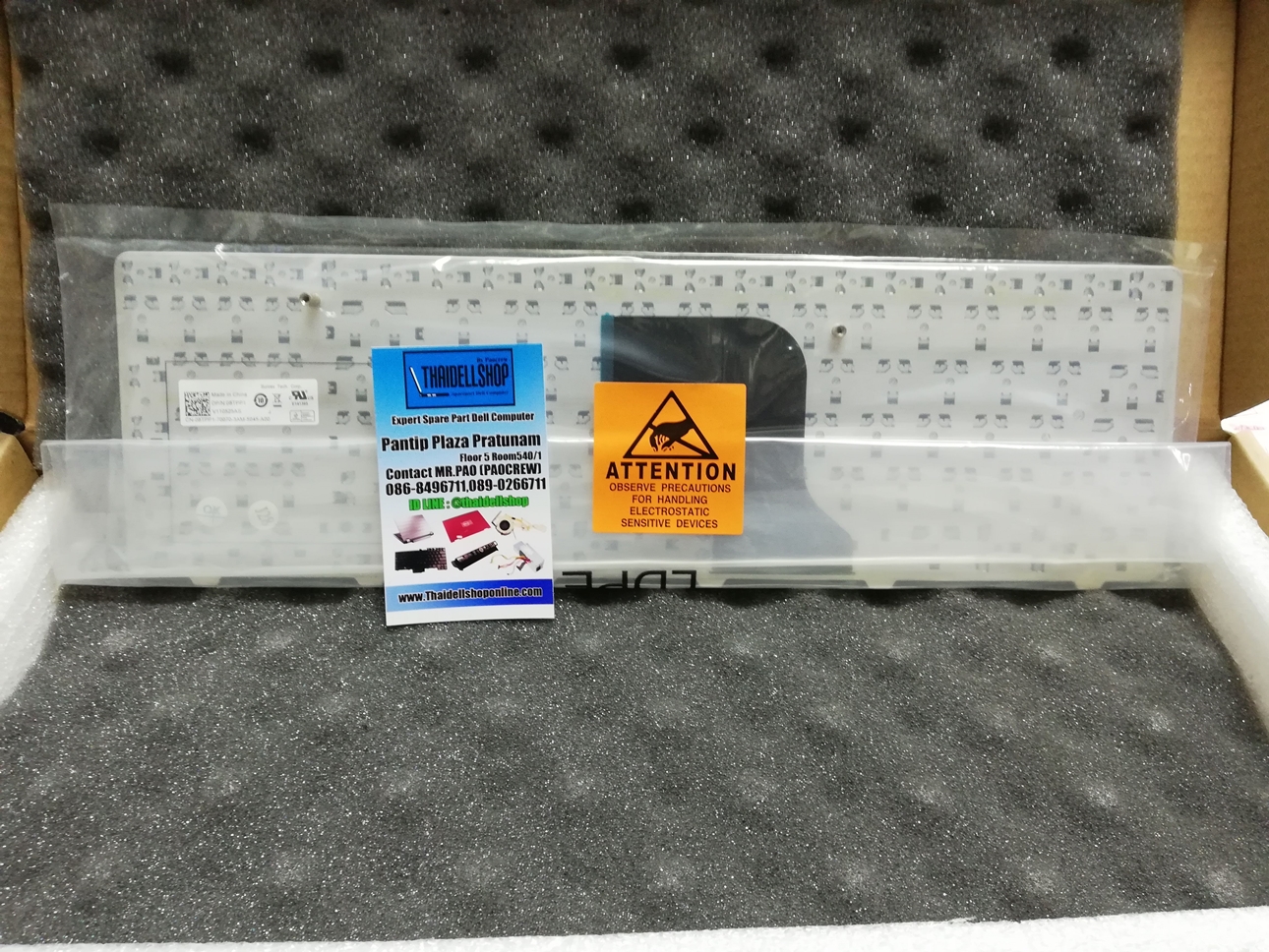 Keyboard Thai/Eng Dell Inspiron N5010 (Part: 8TPP1) ของแท้จากศูนย์ Dell