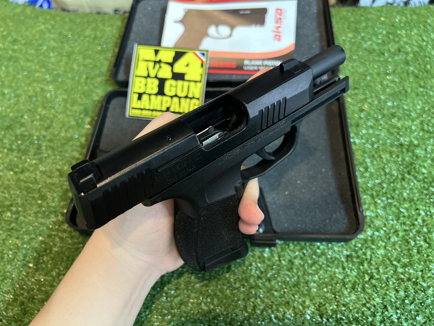 Aksa SIG SAUER P365 9mm. P.A.K. 2 แม็กกาซีน สีดำ