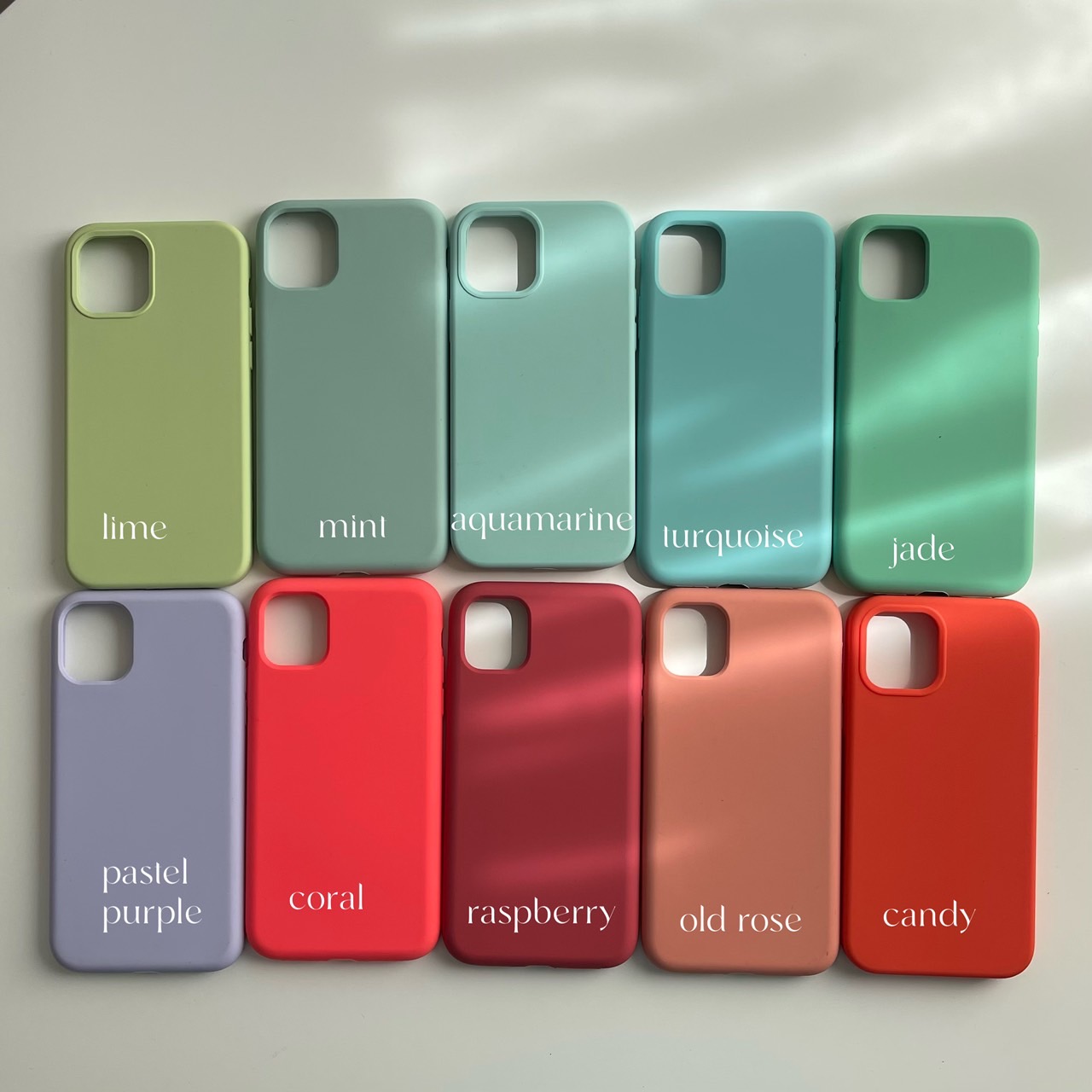 Silicone Case (Jade colors) ** สำรองสี 1 สีกันหมด **