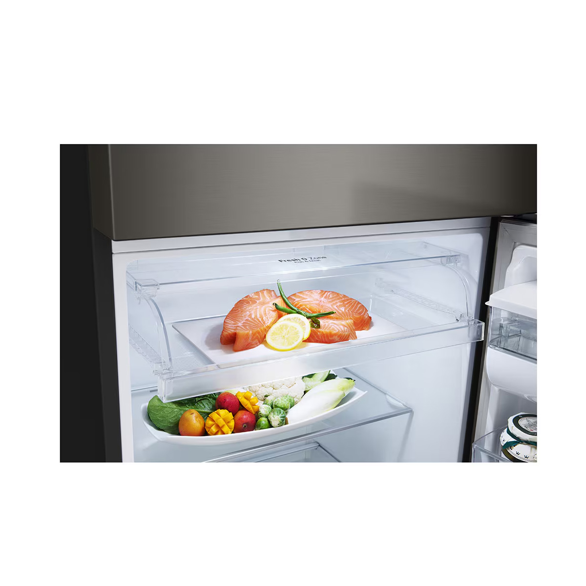 ตู้เย็น 2 ประตู LG รุ่น GN-F372PXAK 13.2 คิว สีดำ Smart Inverter (ชลบุรีส่งฟรี)