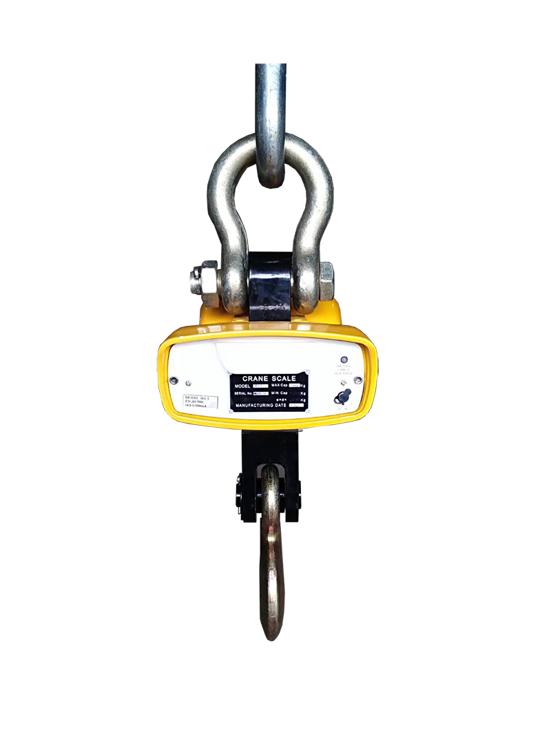 เครื่องชั่งแขวน รุ่น HA-05T พิกัด 5000 กิโลกรัม ควบคุมการทำงานผ่าน รีโมทคอนโทรน