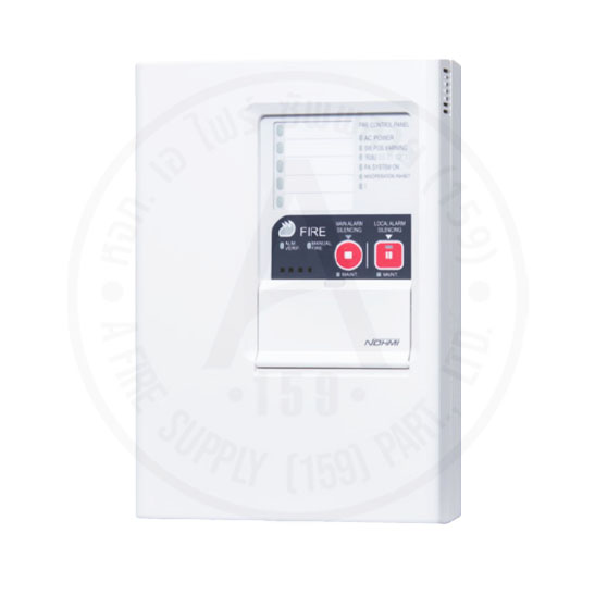 "NOHMI" Model FAPN202-R-5L Fire Alarm Control Panel ,Wall Type