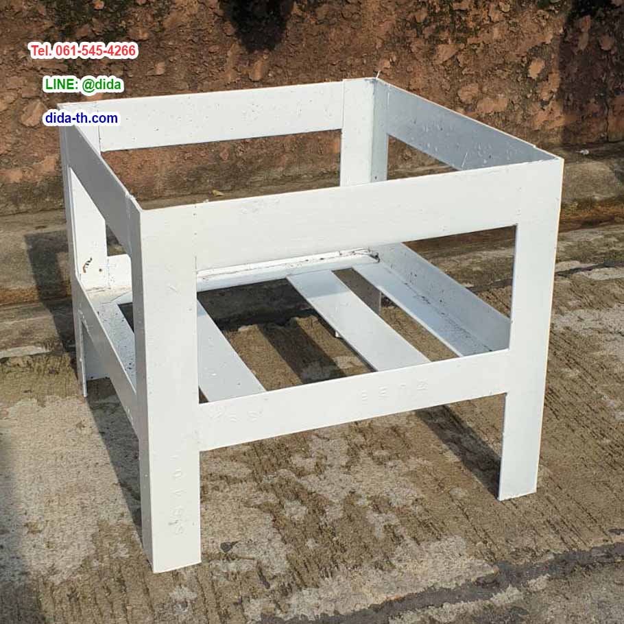 แท่นวางถังขยะ 60 ลิตร ขนาด 1 ช่อง ไม่มีป้ายแผงหลัง