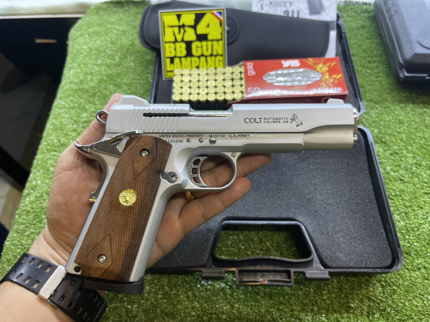KUZEY M1911 ลาย Government ลำกล้อง 5" ซาติน